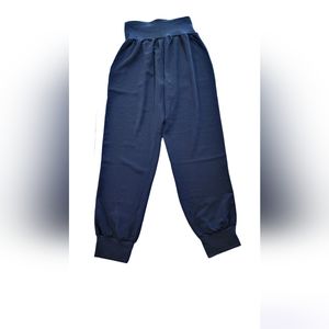 Polyester Navy Blue Sweat Pants